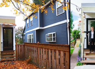 Fraskilt kvinne bygget et minihus og tok hevn på sin grådige mann – innsiden gjør meg målløs!