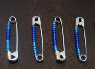 Tre 14 perler på en sikkerhetsnål og du kommer til å bli overrasket over resultatet.