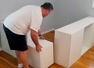 Slik kan du forvandle et kjøkkenskap fra IKEA til en seng med masse lagringsplass – Kreativt!