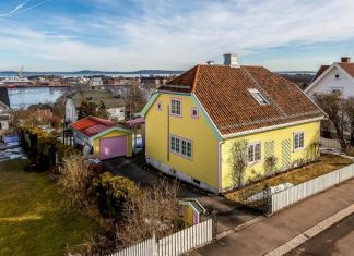 Norges mest fargerike hus ble lagt ut for salg. Vent til du ser innsiden!