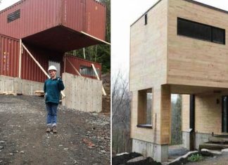 Hon bygger sitt drömhus av 4 gamla containrar – en titt på insidan och du vill flytta in direkt