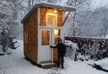 13-åring bygger et eget minihus – sjekk ut innsiden og la deg imponere